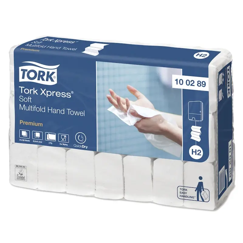 Tork Xpress handdoekpapier Multifold 2-laags H2 Premium wit
