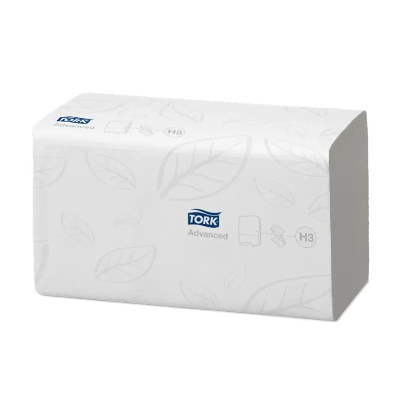 Tork oplosbare papieren handdoeken Z-vouw H3 2-laags wit