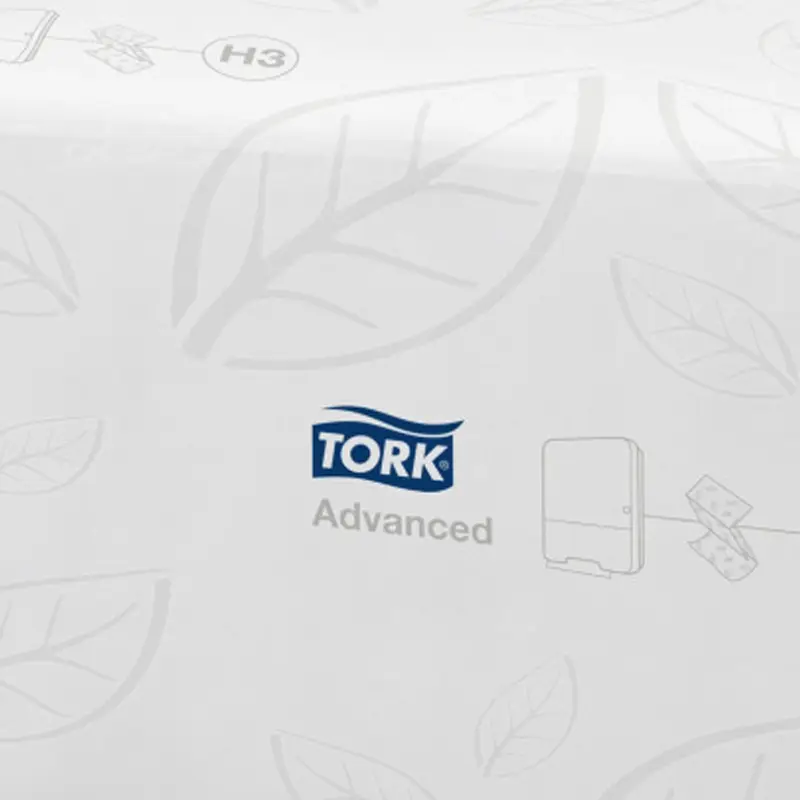 Tork oplosbare papieren handdoeken Z-vouw H3 2-laags wit
