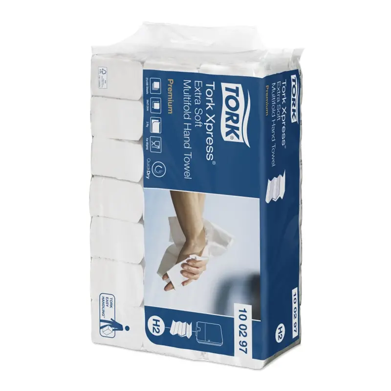 Tork Xpress extra zacht Multifold handdoekpapier H2 2-laags wit