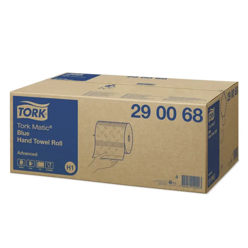 Tork Matic handdoekrol Advanced 2-laags H1 blauw