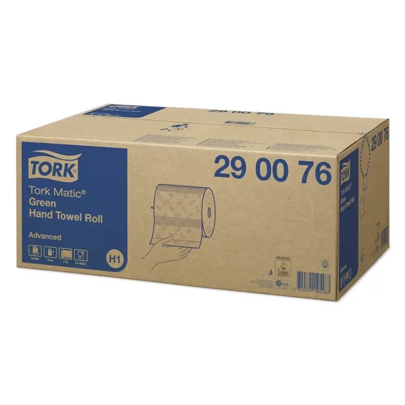 Tork Matic handdoekrol Advanced 2-laags H1 blauw