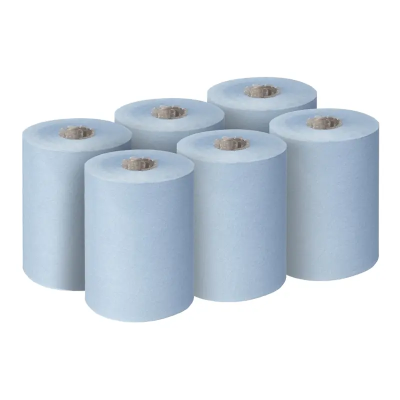 Kimberly-Clark Scott 6696 handdoekrol 1-laags 190 meter blauw
