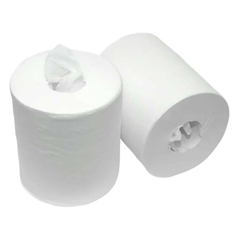 Euro Products poetspapier midi coreless 1-laags cellulose 280 meter wit