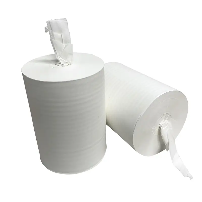 Euro Products poetspapier midi coreless 1-laags cellulose 275 meter wit