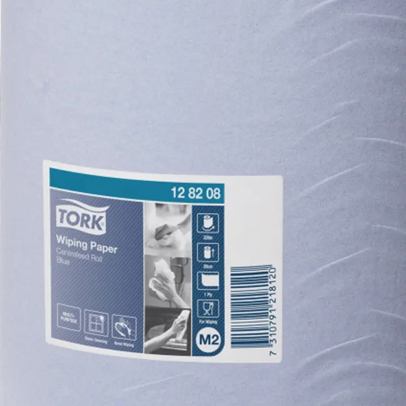 Tork Wiping Centerfeed M2 poetspapier midi 1-laags blauw