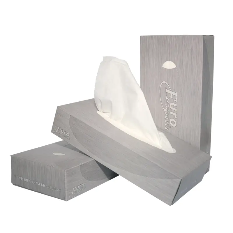 Euro Products tissues 2-laags cellulose 21x21 cm wit