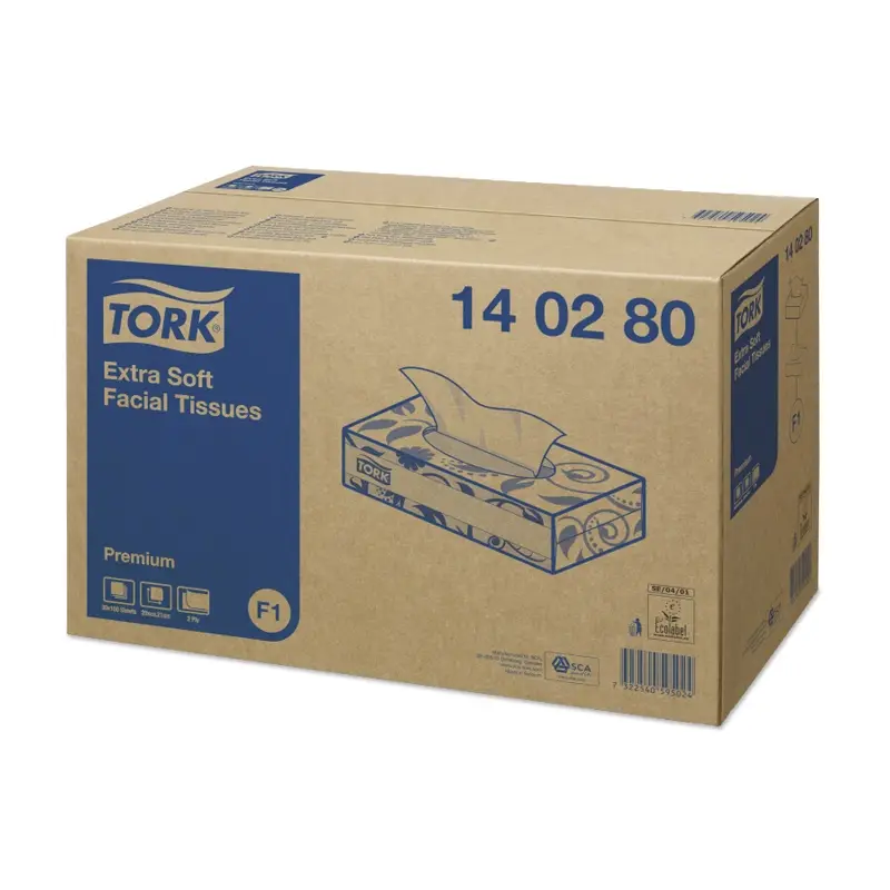 Tork Facial Tissues extra zacht 2-laags F1 wit