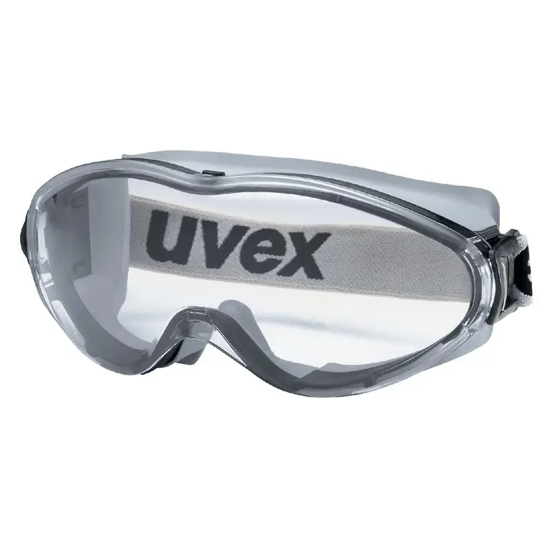 Uvex 9302285 ruimzichtbril polycarbonaat helder geventileerd zwart/grijs