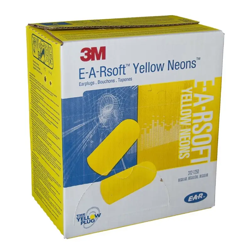 3M E-A-R Yellow Neons oorpluggen met koord