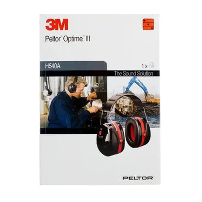 3M Peltor Optime III gehoorkap met hoofdband H540A