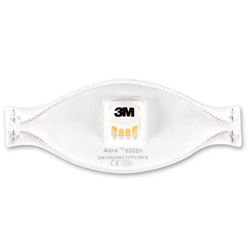 3M Aura 9332+ vouw-stofmasker FFP3 met uitademventiel