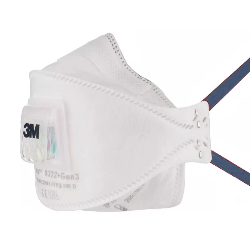 3M Aura 9322+ Gen3 vouw-stofmasker FFP2 met uitademventiel
