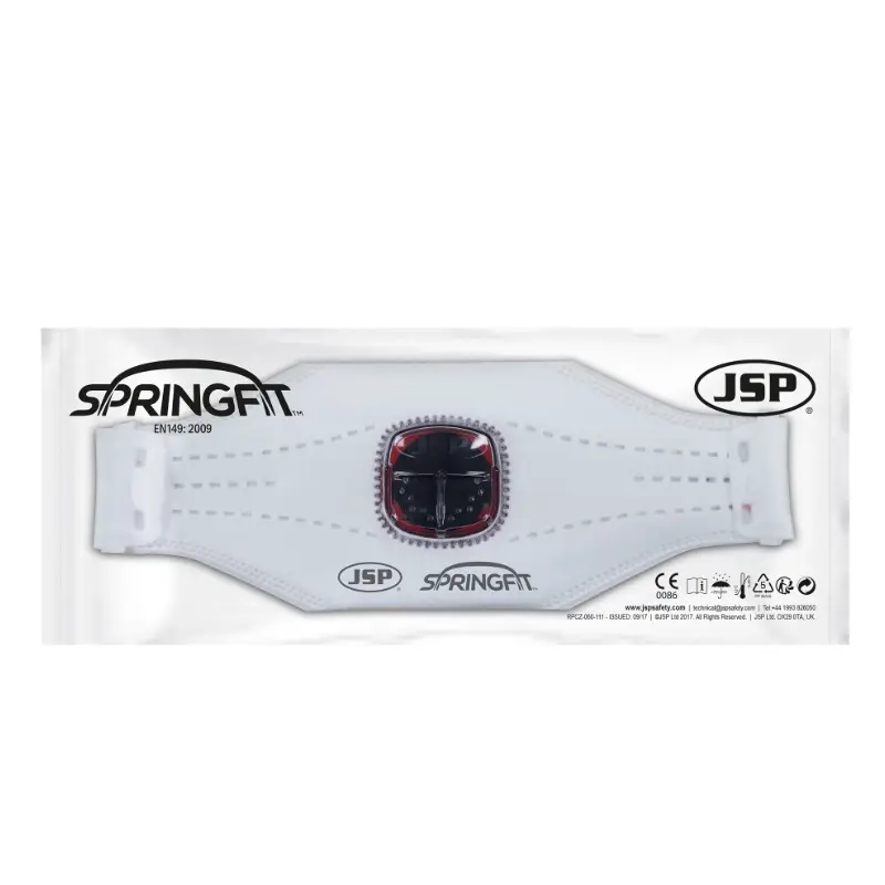 JSP Springfit 435ML stofmasker FFP3 met Typhoon uitademventiel