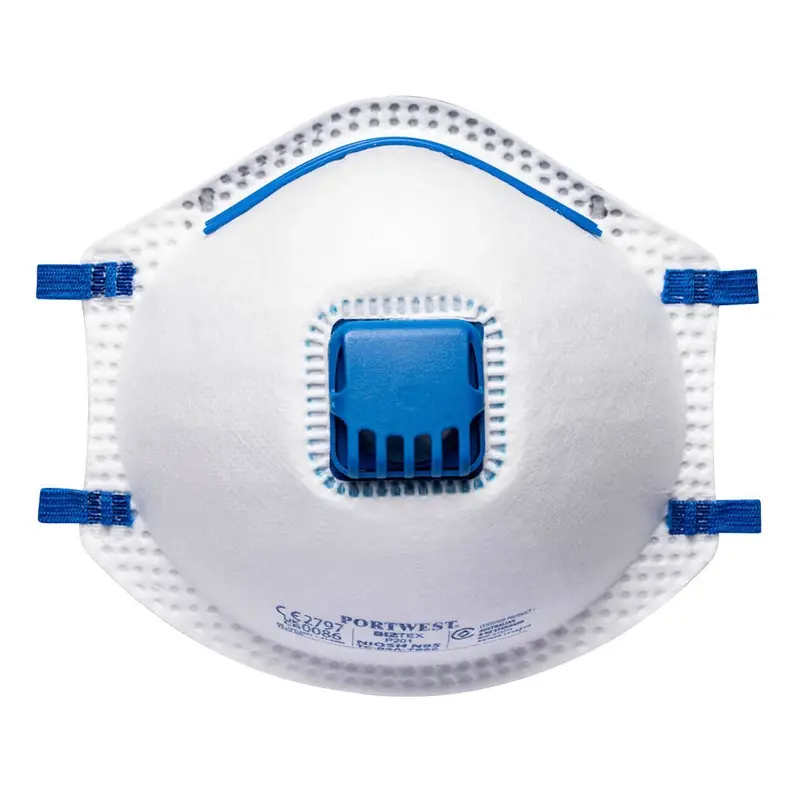 Portwest P201 stofmasker cup FFP2 NR V met uitademventiel