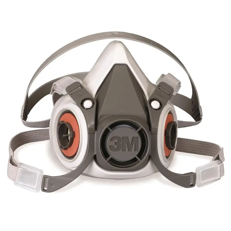 3M 6000 serie halfgelaatsmasker elastomeer dubbele filter