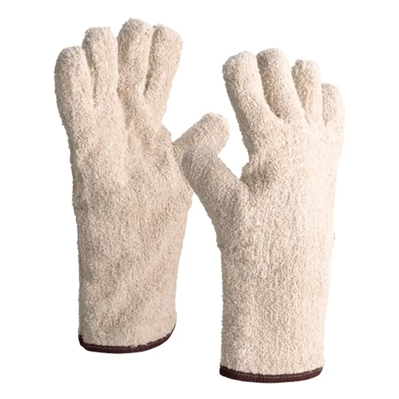 Handschoen algemeen gebruik frotte katoen met kap