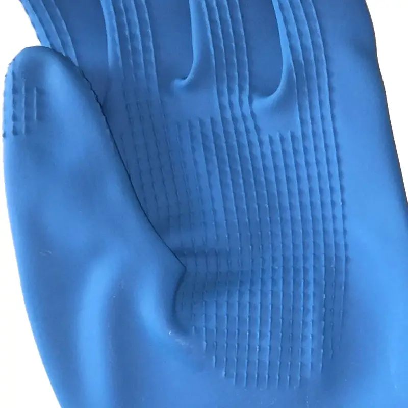 DPL Blue Grip handschoen latex chemiebestendig