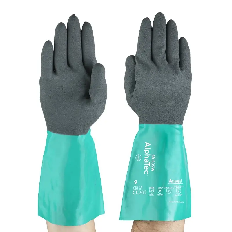 Ansell AlphaTec 58-535W handschoen nitril chemiebestendig