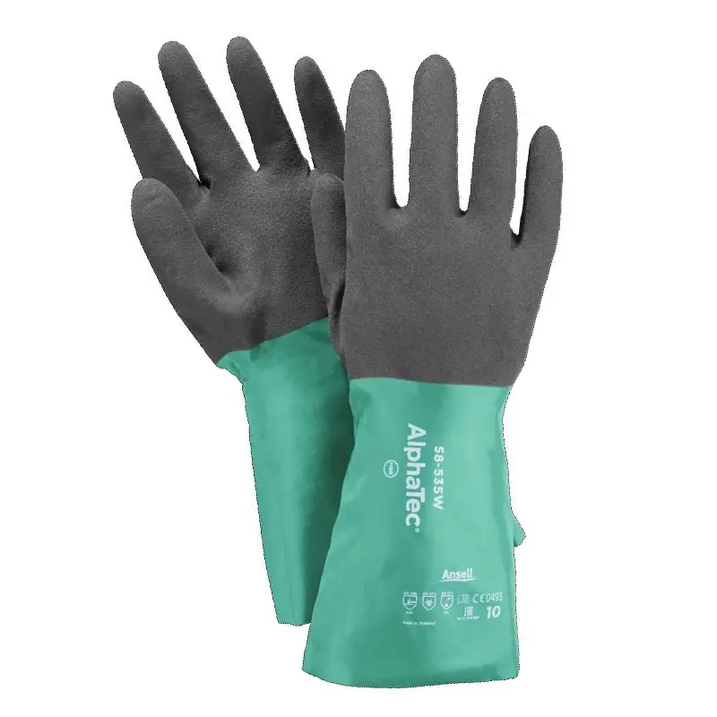Ansell AlphaTec 58-535W handschoen nitril chemiebestendig