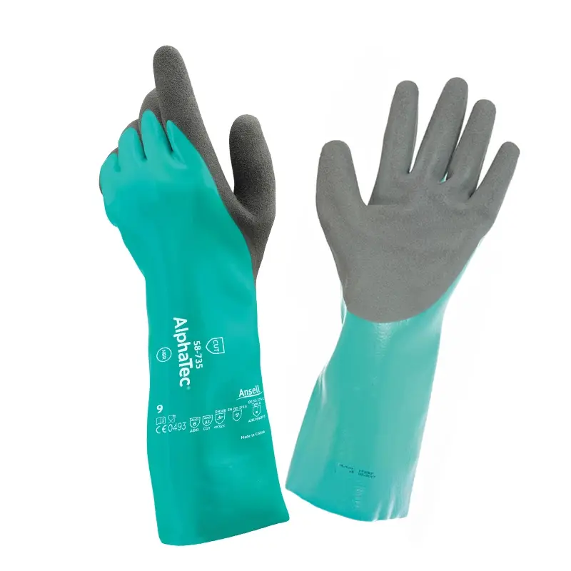 Ansell AlphaTec 58-735 handschoen nitril snij- en chemiebestendig