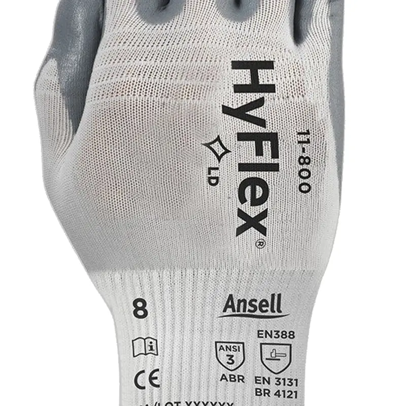 Ansell HyFlex 11-800 handschoen nitril mechanische bescherming