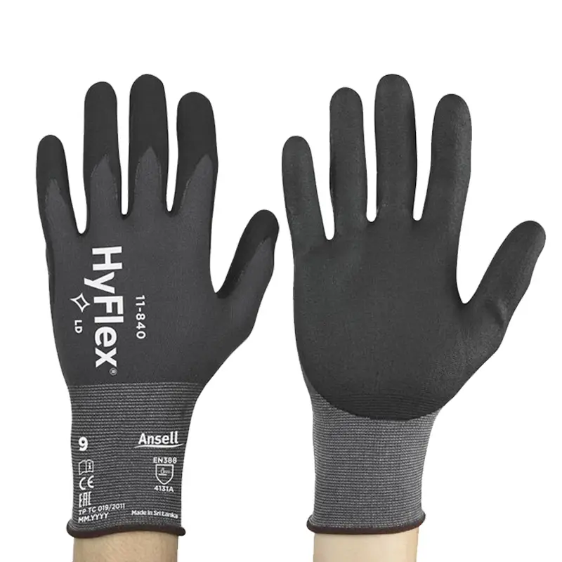 Ansell HyFlex 11-840 handschoen nitril mechanische bescherming