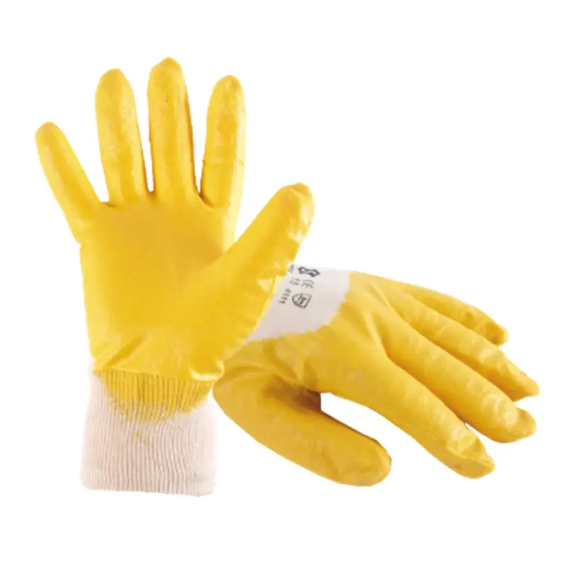 Stronghand Yellowstar handschoen nitril mechanische bescherming