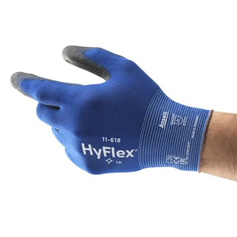 Ansell Hyflex 11-618 handschoen PU mechanische bescherming