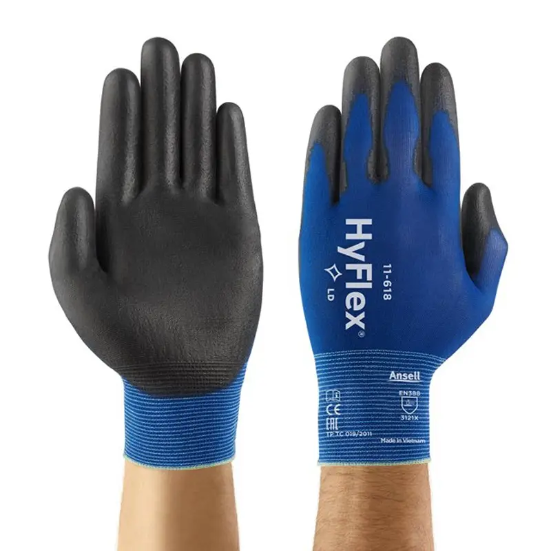 Ansell Hyflex 11-618 handschoen PU mechanische bescherming