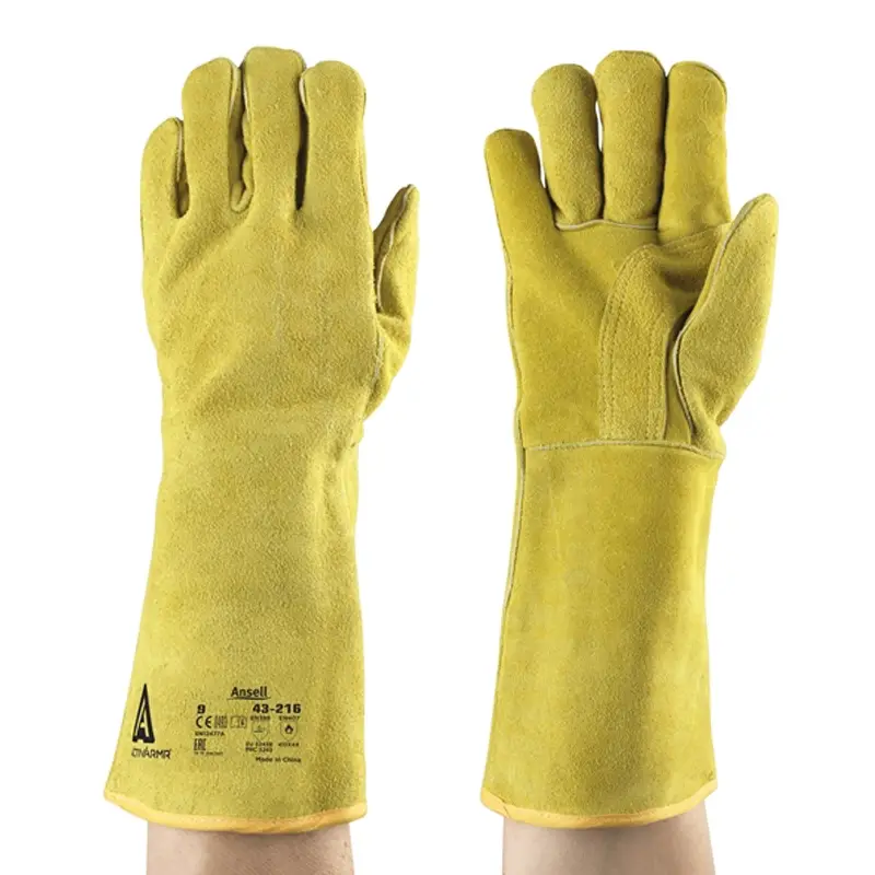 Ansell ActivArmr 43-216 lashandschoen leer/kevlar hittebestendig