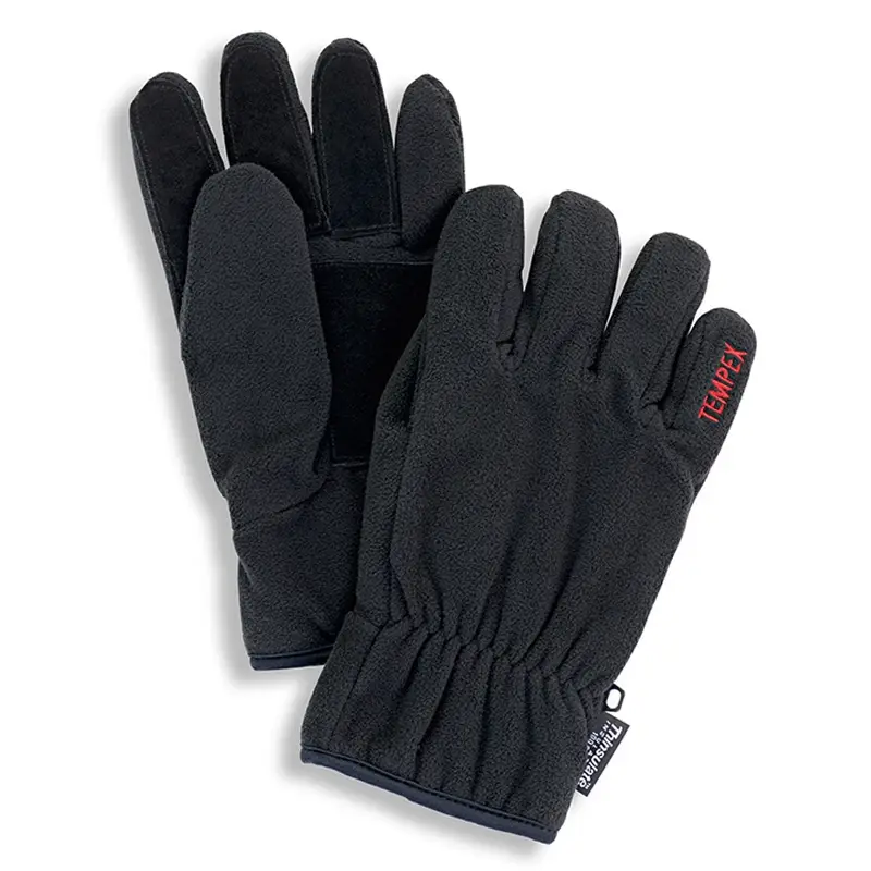 HB Tempex handschoen koudebestendig polar-fleece zwart