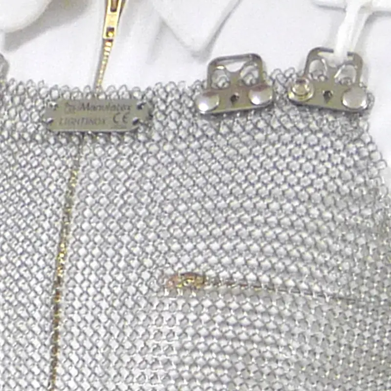 Manulatex Lightinox veiligheidsschort RVS chainmesh
