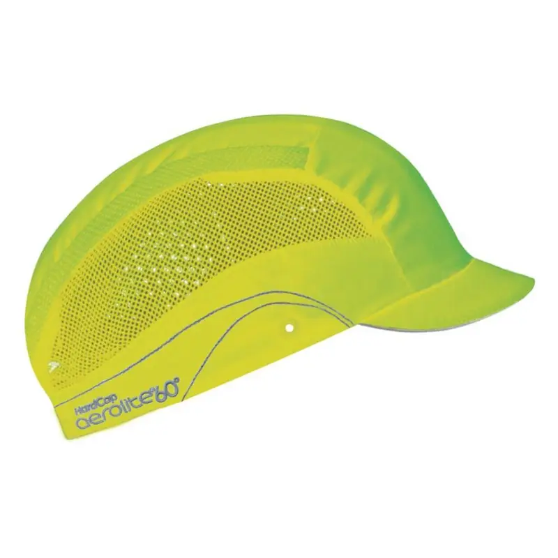 JSP HardCap Aerolite 60 stootpet met micro klep 25 mm fluo geel