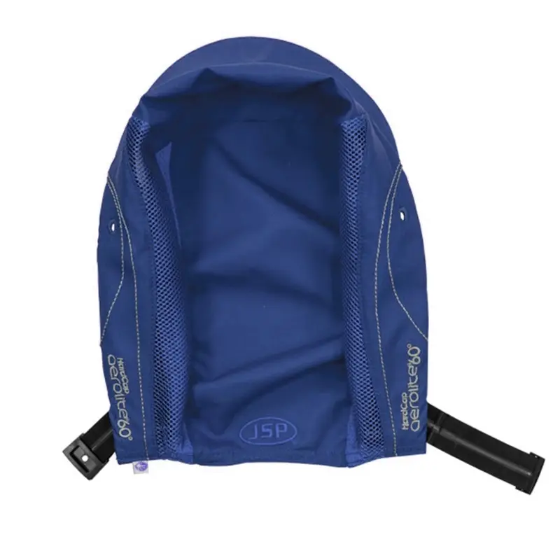 Hoes voor JSP HardCap Aerolite 60 stootpet micro klep 25 mm marineblauw