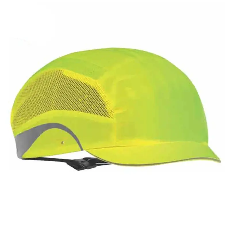 JSP HardCap Aerolite stootpet HDPE micro klep 25 mm fluo geel