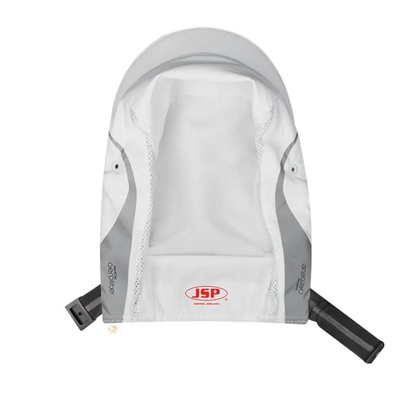 Hoes voor JSP HardCap Aerolite stootpet micro klep 25 mm wit