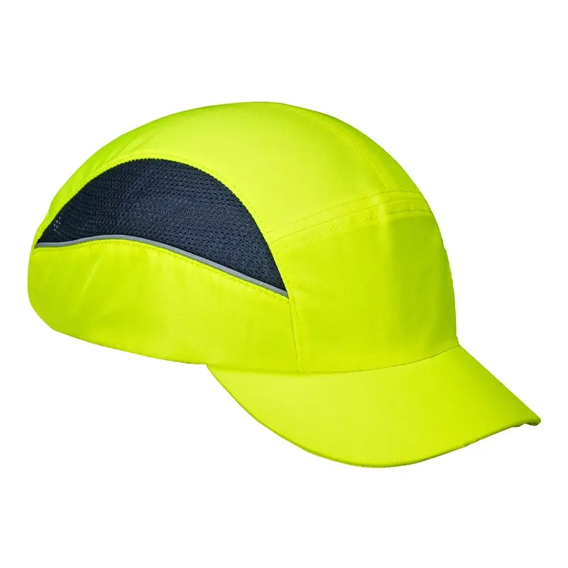Portwest PS59 AirTech stootpet ABS korte klep 50 mm fluo geel