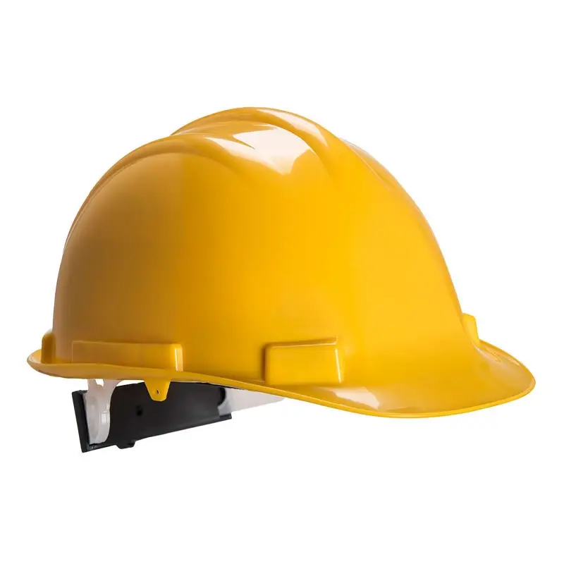 Portwest PS57 Expert Base veiligheidshelm HDPE 4-punt draaiknop geel