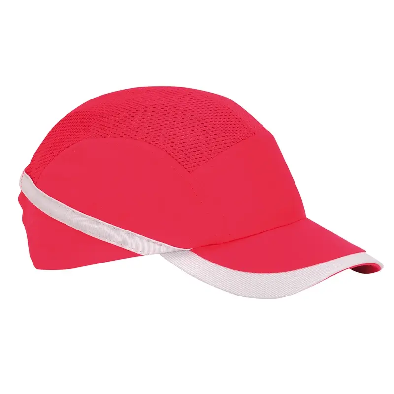 Portwest PW69 Vent Cool Bump Cap stootpet klep 7 cm rood
