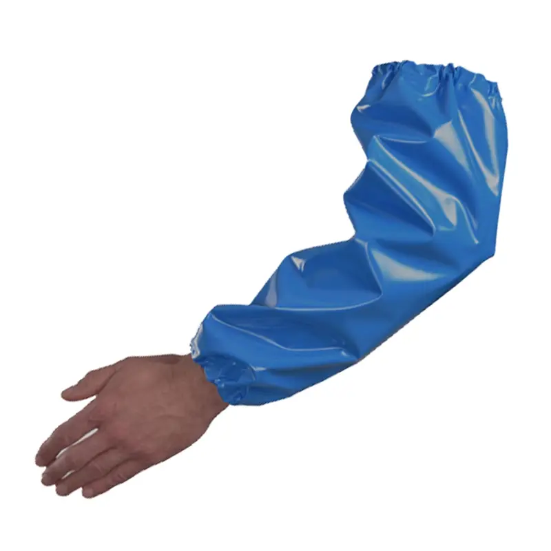 Manulatex Delta overmouw PU 200 mu 45 cm blauw
