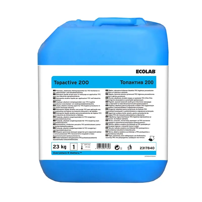 Ecolab Topactive 200 alkalisch reinigingsmiddel 23 kg