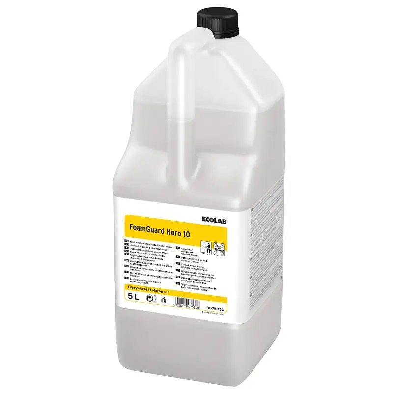 Ecolab FoamGuard Hero 10 hoog alkalisch schuimreiniger 2x5 liter