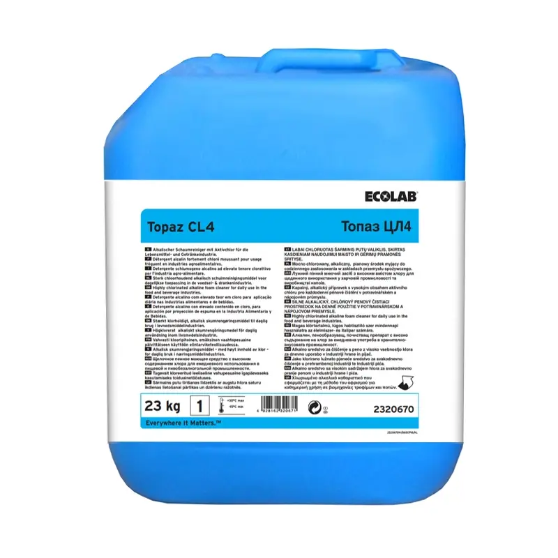 Ecolab Topaz CL4 alkalische schuimreiniger 23 kg