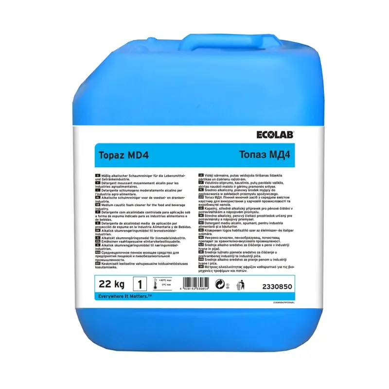 Ecolab Topaz MD4 medium alkalische schuimreiniger 22 kg