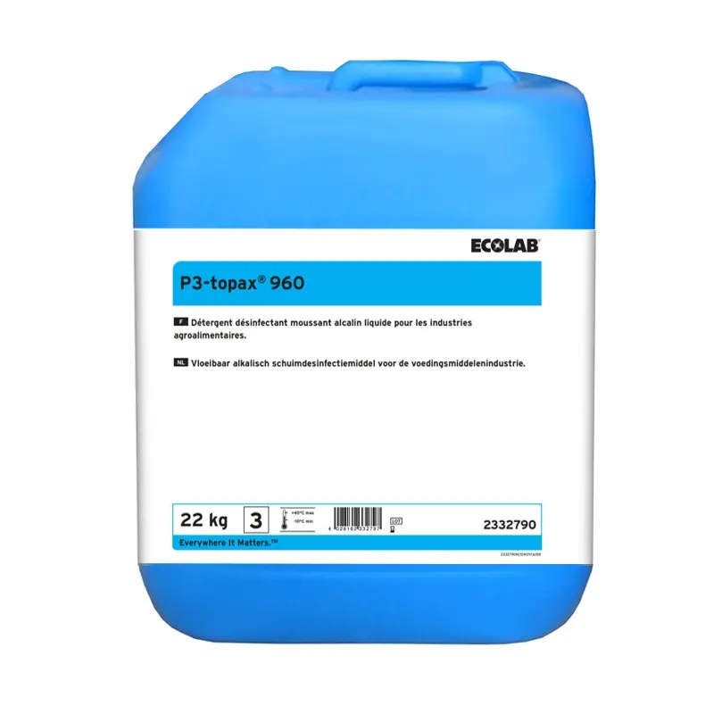 Ecolab P3-topax 960 alkalisch reiniging en desinfectie 22 kg