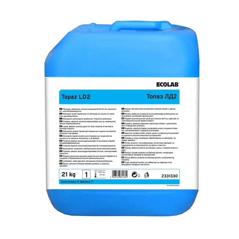Ecolab Topaz LD2 alkalisch reinigingsmiddel 21 kg
