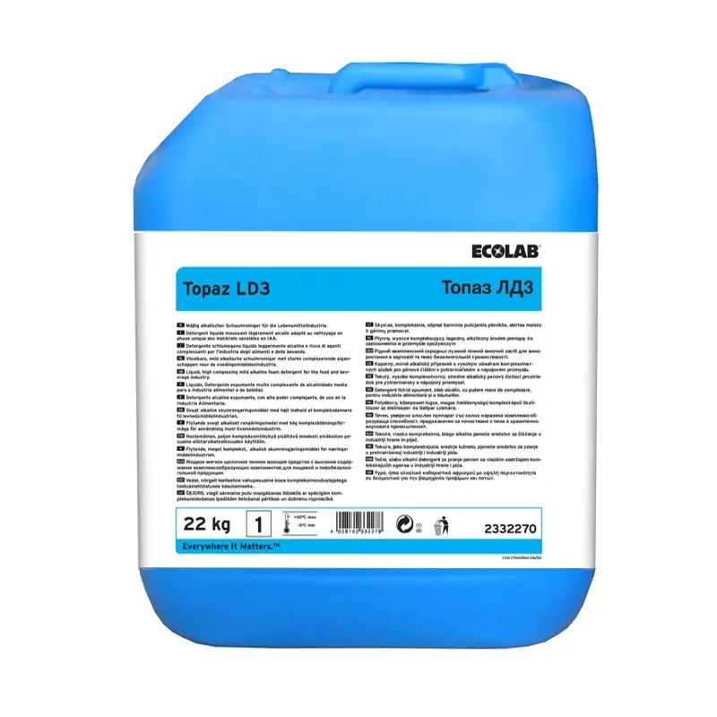 Ecolab Topaz LD3 milde alkalische schuimreiniger 22 kg