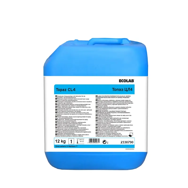 Ecolab Topaz CL4 alkalische schuimreiniger 12 kg