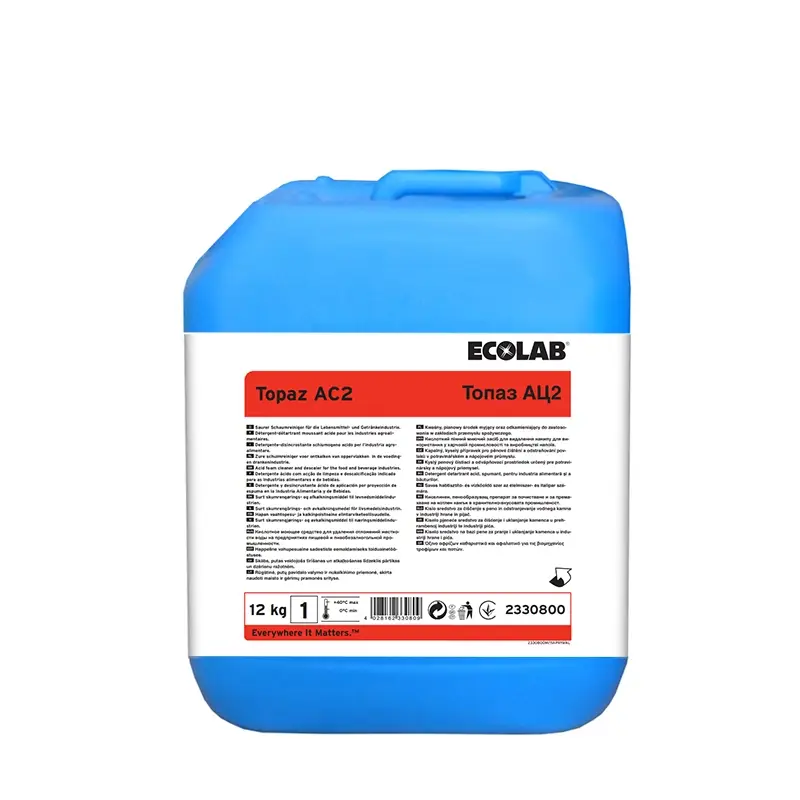 Ecolab Topaz AC2 zuur reinigingsmiddel voor ontkalking 12 kg